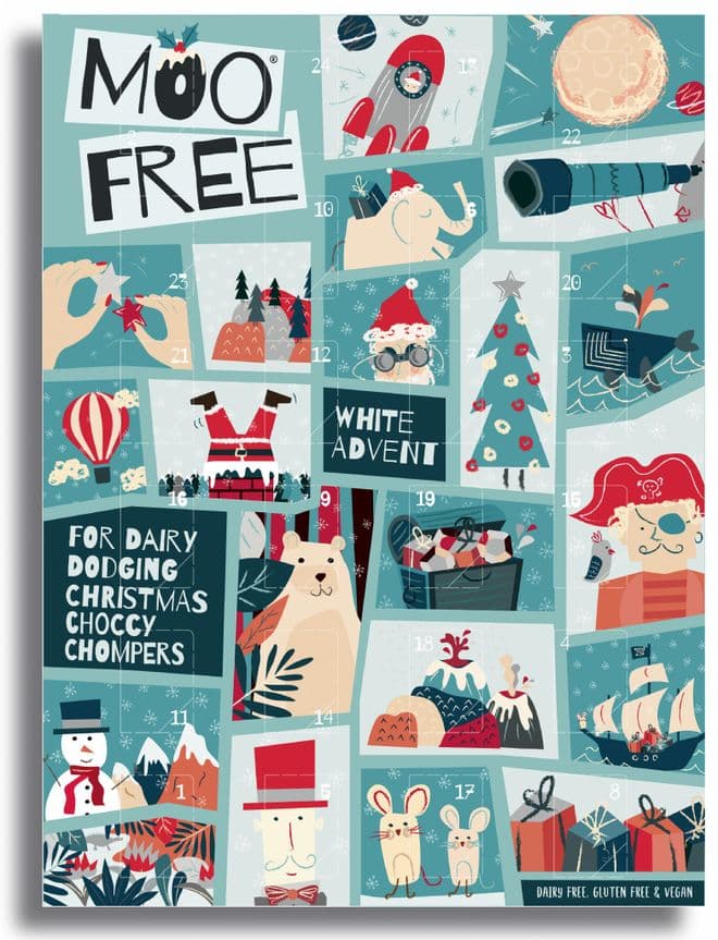 Moo Free Dairy Free & Vegan Advent Calendar – White Chocolate – Eco ...