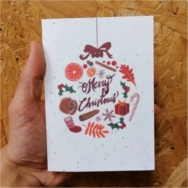 Padg Plantable Card - Merry Christmas