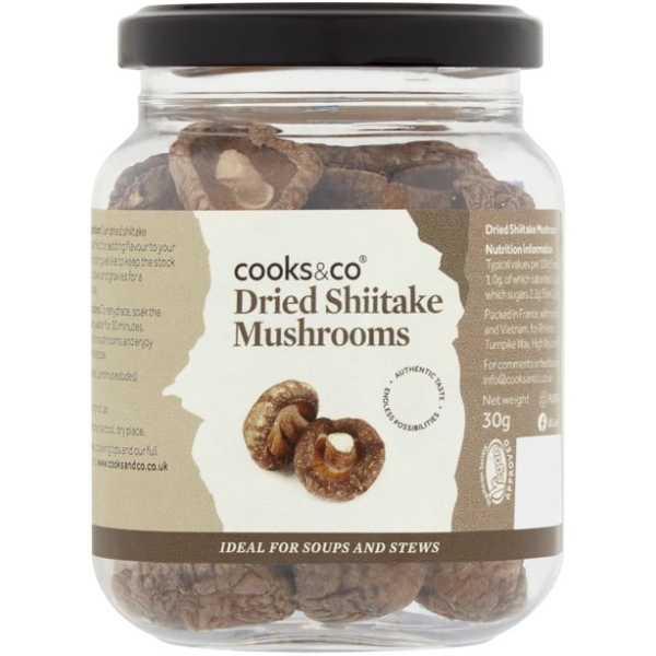 Dried Shiitake Mushrooms (Cooks & Co)
